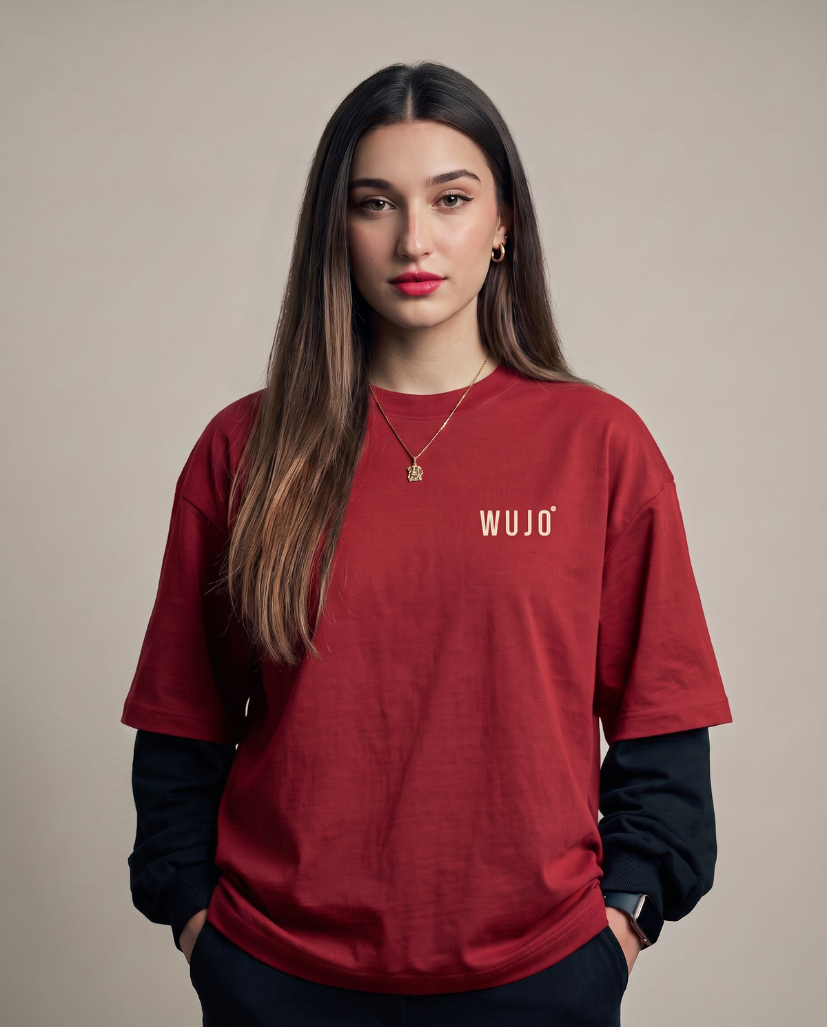 WUJO Signature Collection — Oversized Tee