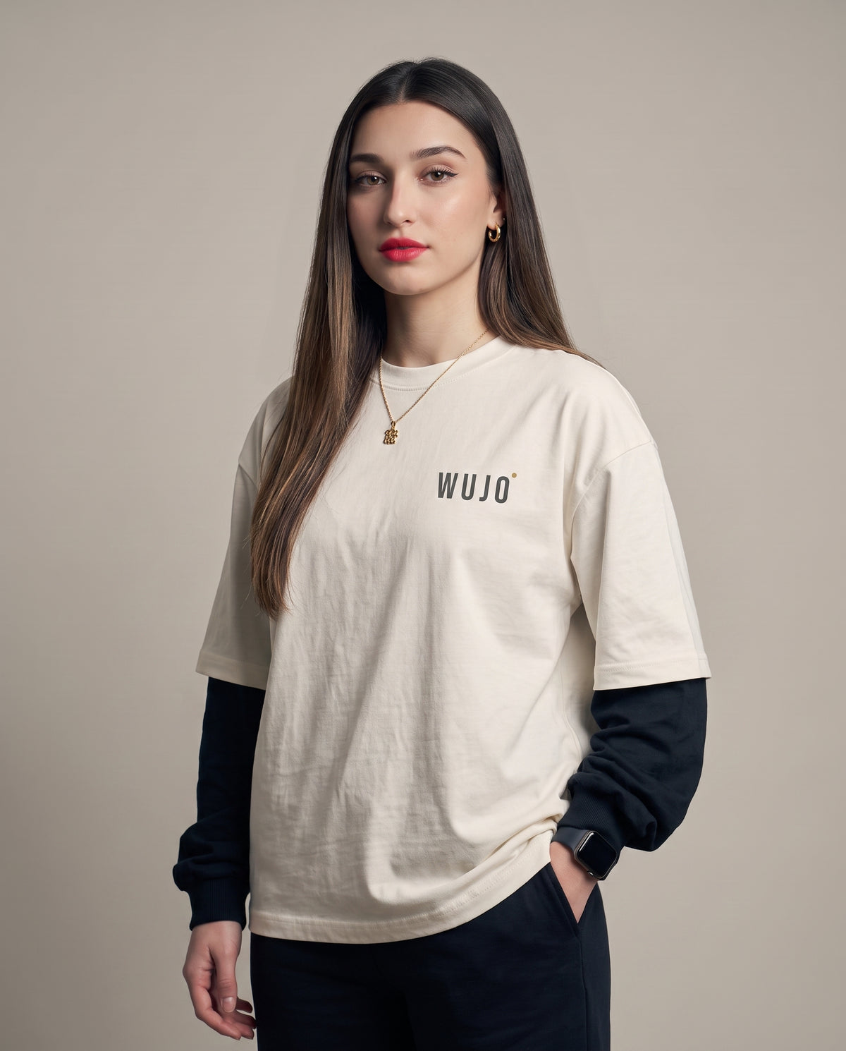 WUJO Signature Collection — Oversized Tee